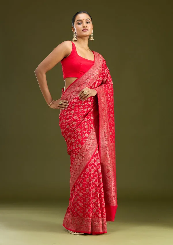 Red_Zariwork_Gold_Silk_Silk_Saree