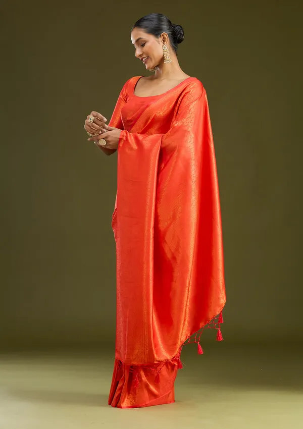 Orange_Zariwork_Gold_Silk_Silk_Saree