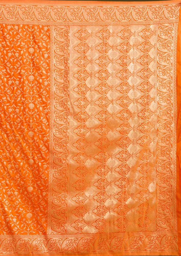 Orange_Zariwork_Gold_Art_Silk_Silk_Saree