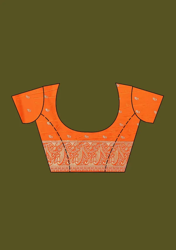 Orange_Zariwork_Gold_Art_Silk_Silk_Saree