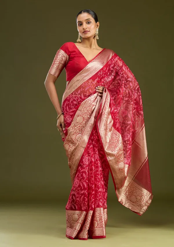 Red_Zariwork_Cotton_Silk_Saree