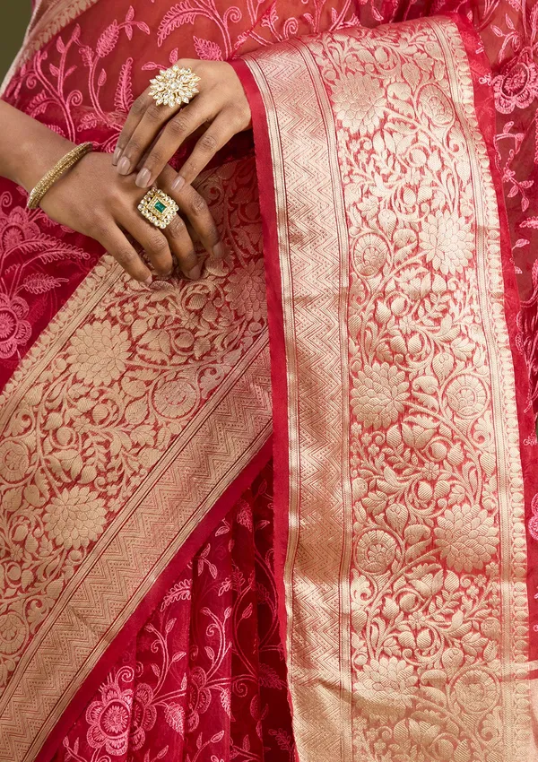 Red_Zariwork_Cotton_Silk_Saree