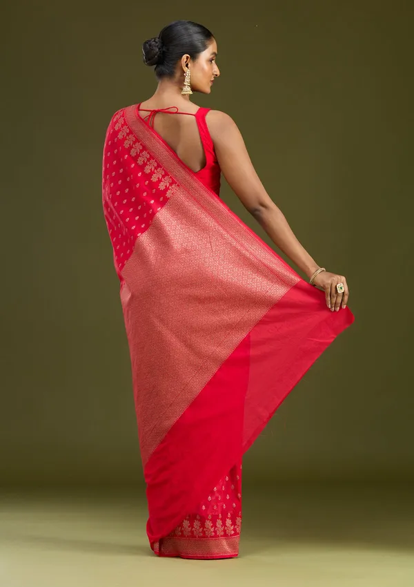 Magenta_Pink_Zariwork_Gold_Silk_Silk_Saree