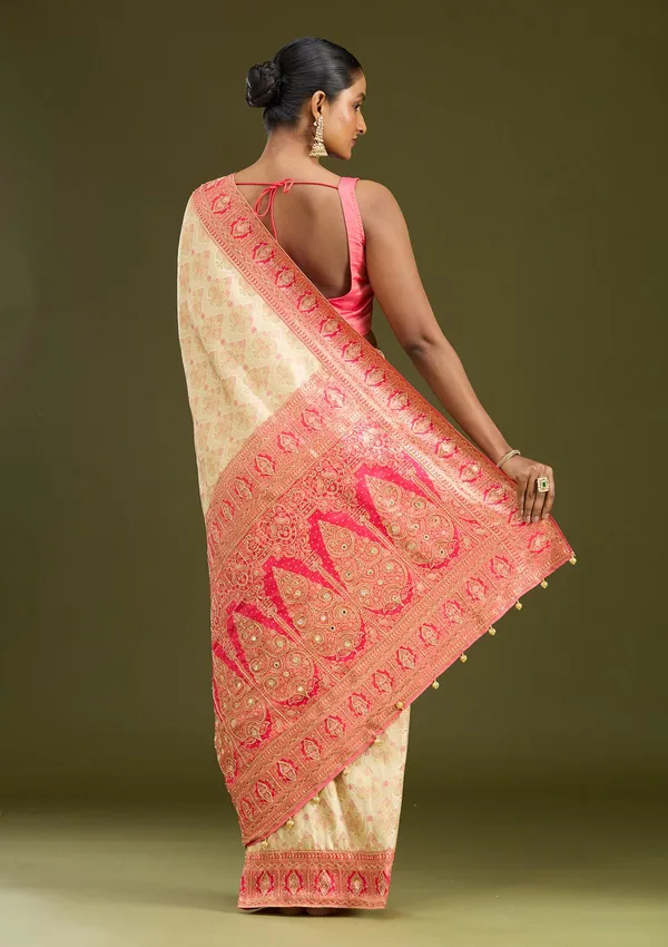Cream_Cutdana_Silk_Silk_Saree