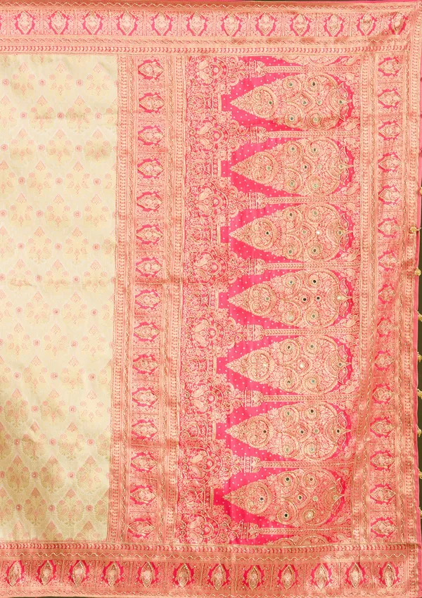 Cream_Cutdana_Silk_Silk_Saree