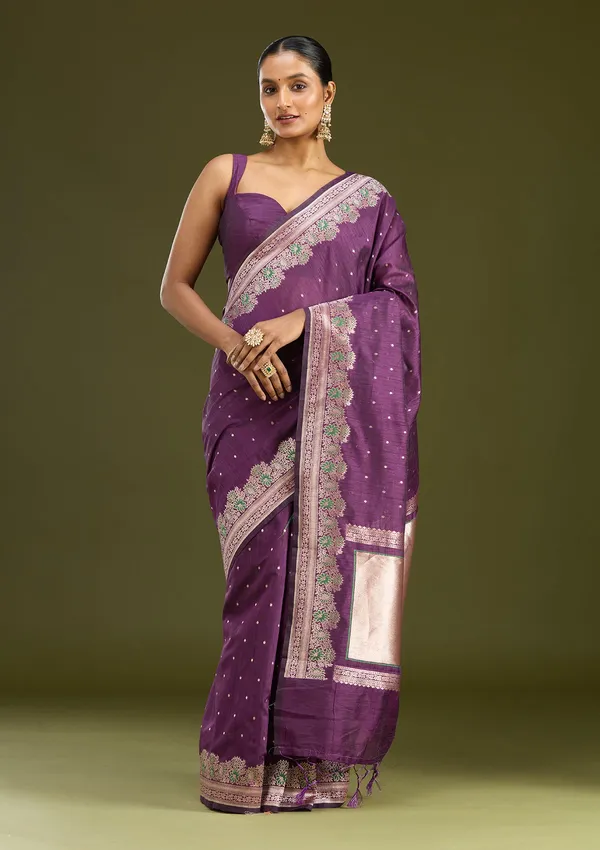 Purple_Zariwork_Gold_Art_Silk_Silk_Saree