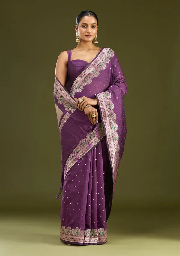 Purple_Zariwork_Gold_Art_Silk_Silk_Saree