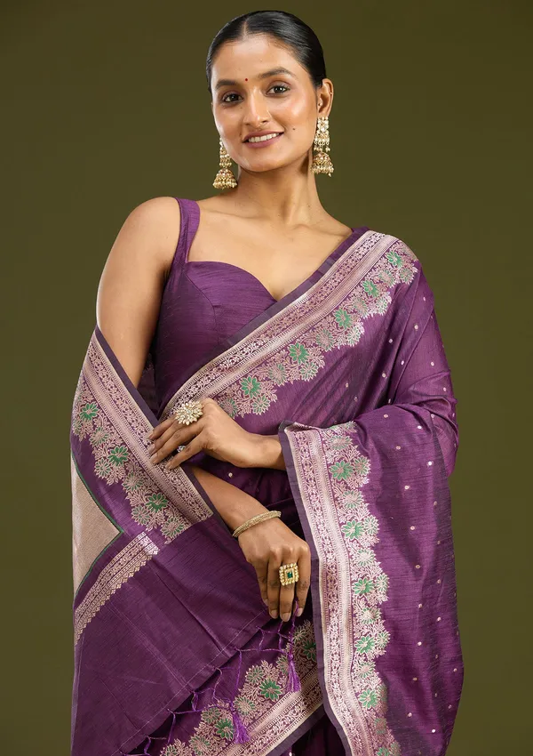 Purple_Zariwork_Gold_Art_Silk_Silk_Saree