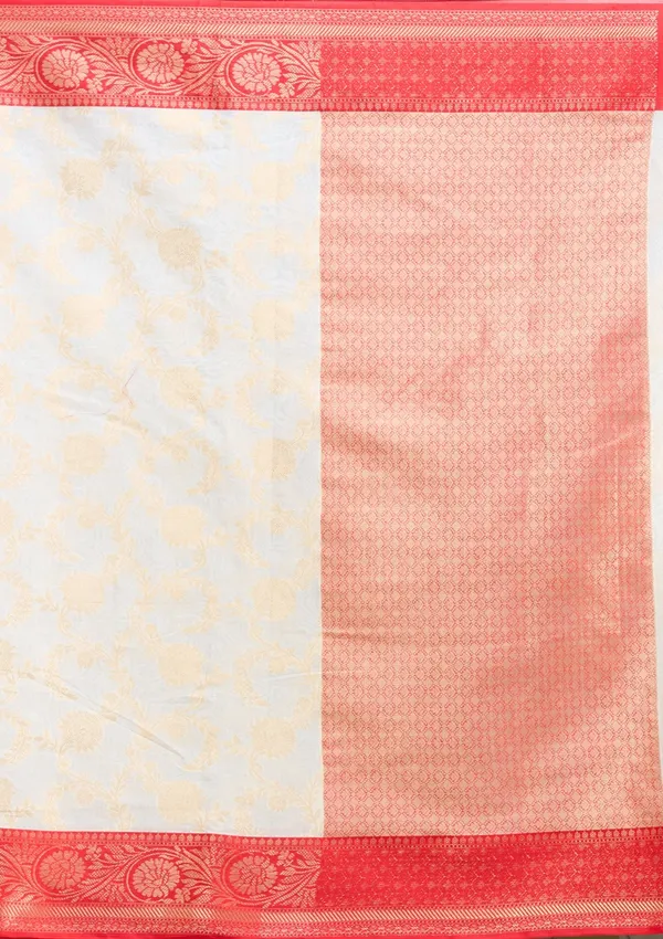 Cream_Zariwork_Tissue_Silk_Saree