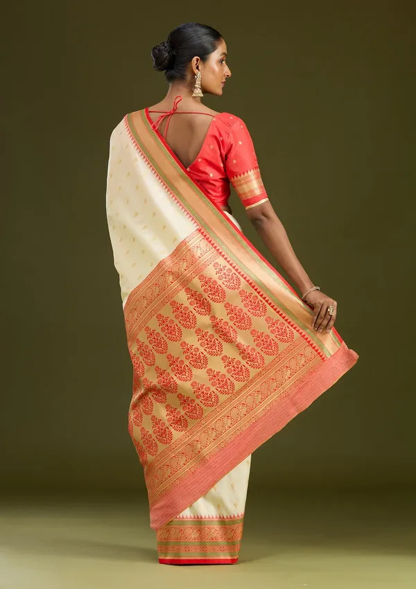 Off_White_Zariwork_Gold_Silk_Silk_Saree