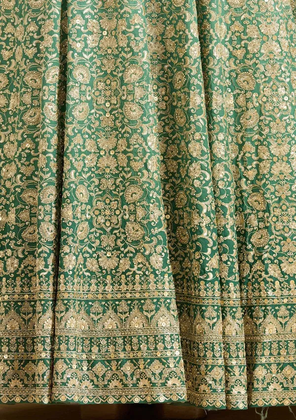Sea_Green_Zariwork_Gold_Crepe_Readymade_Salwar_Suit