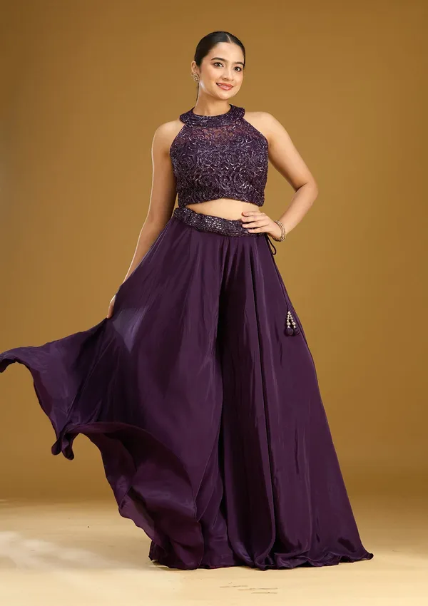 Purple_Cutdana_Georgette_Readymade_Salwar_Suit