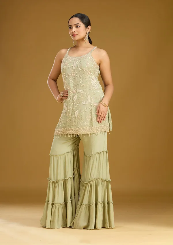 Pista_Green_Threadwork_Crepe_Readymade_Salwar_Suit
