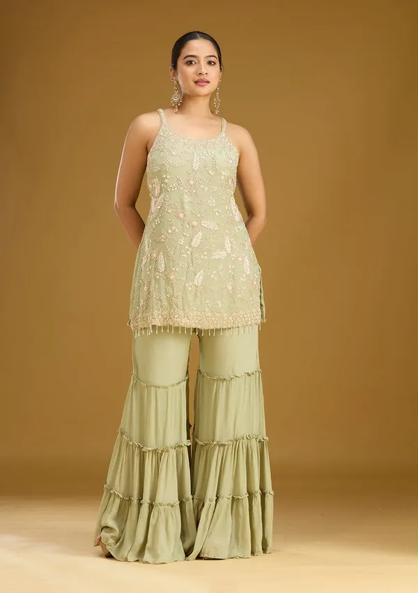 Pista_Green_Threadwork_Crepe_Readymade_Salwar_Suit