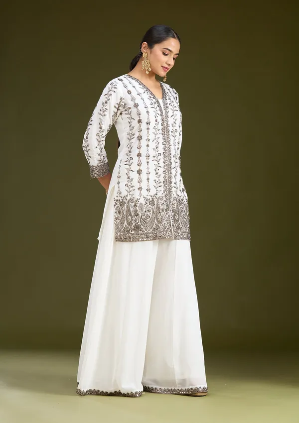 Off_White_Cutdana_Georgette_Readymade_Salwar_Suit