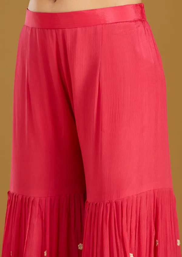 Pink_Threadwork_Soft_Raw_Silk_Readymade_Salwar_Suit