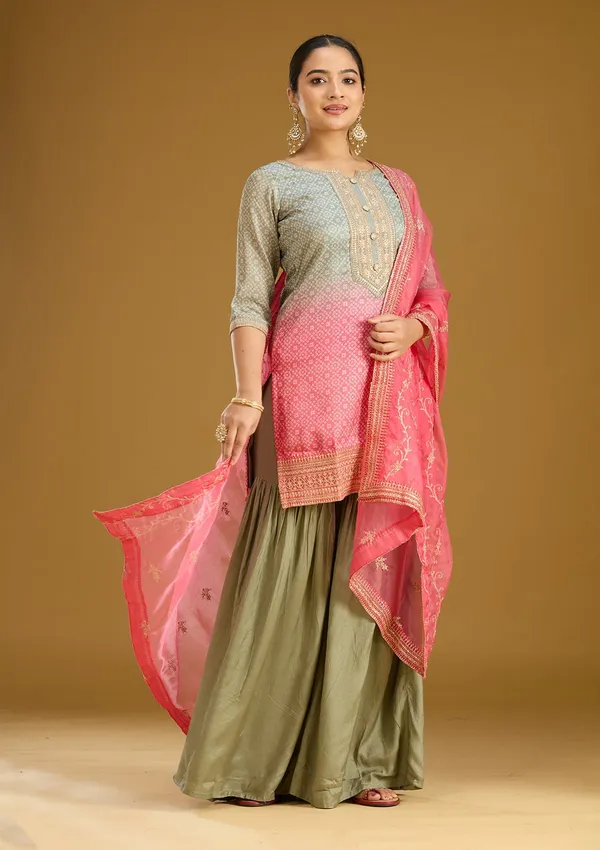 Sea_Green_Zariwork_Gold_Soft_Raw_Silk_Readymade_Salwar_Suit