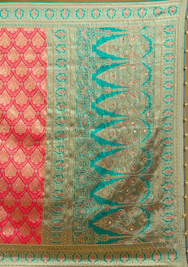 Rani_Pink_Cutdana_Silk_Silk_Saree
