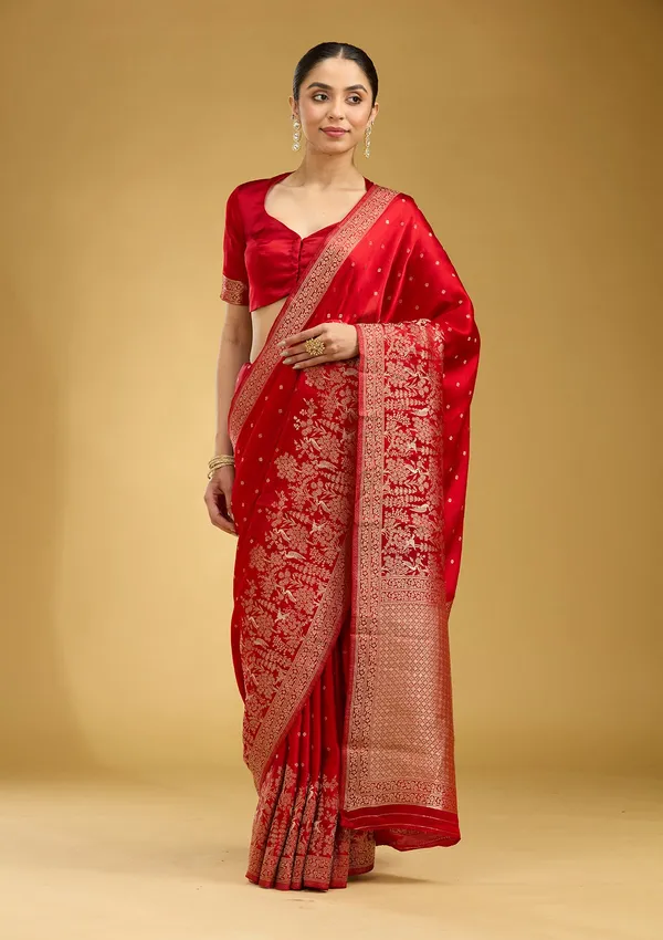 Red_Zariwork_Gold_Semi_Crepe_Silk_Saree