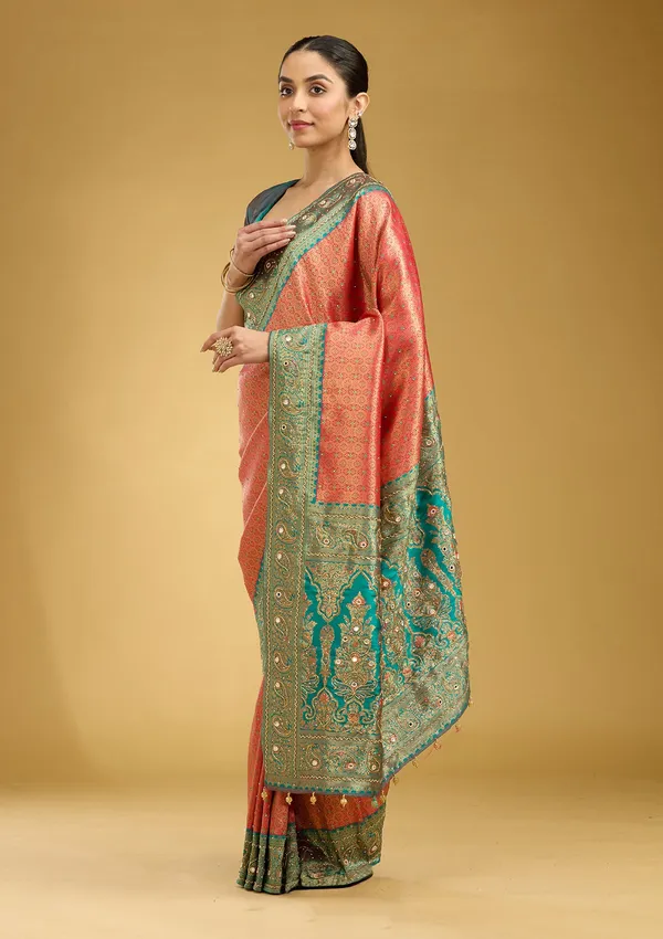 Red_Aariwork_Art_Silk_Silk_Saree