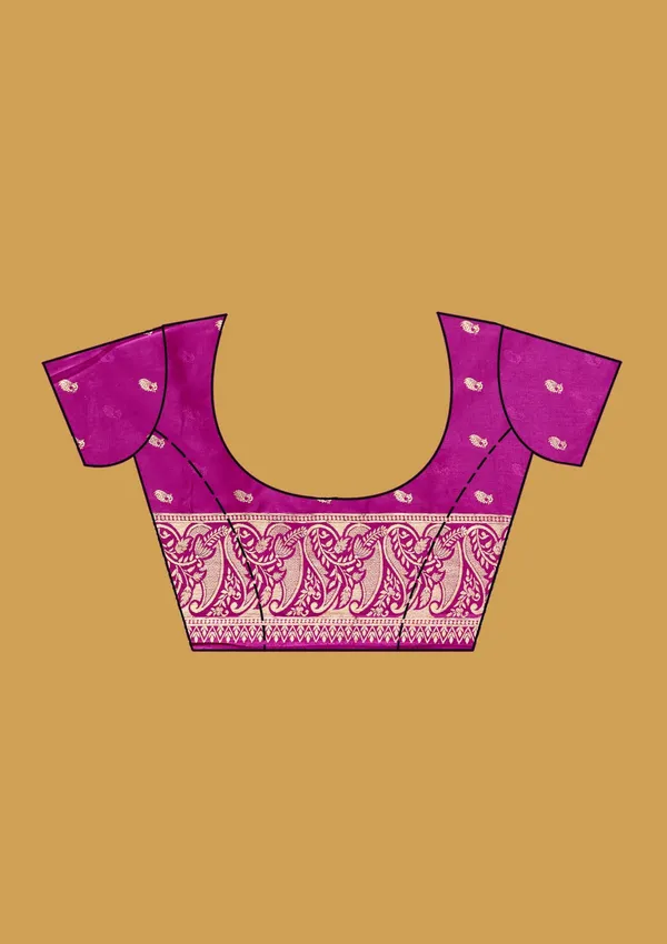 Violet_Zariwork_Gold_Art_Silk_Silk_Saree