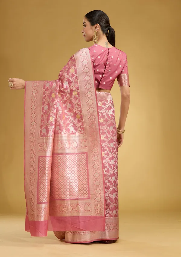 Mauve_Zariwork_Gold_Satin_Silk_Saree