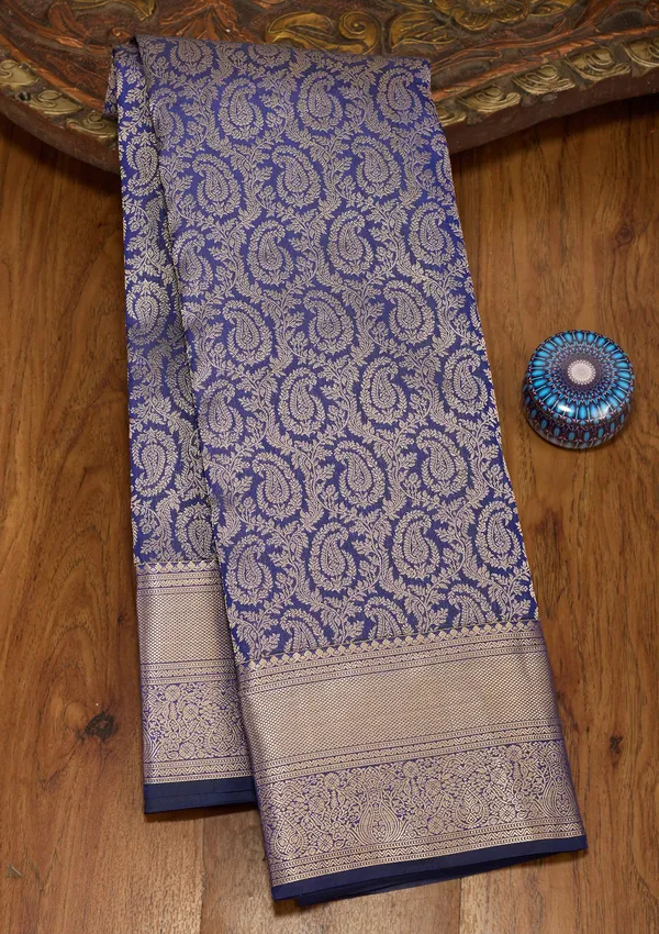 Royal_Blue_Zariwork_Gold_Silk_Silk_Saree