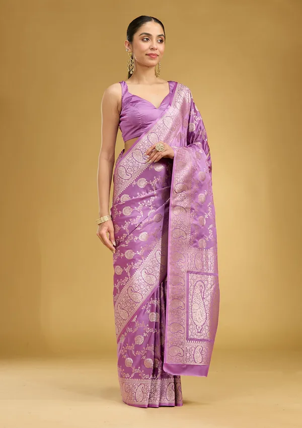 Lavender_Zariwork_Art_Silk_Silk_Saree