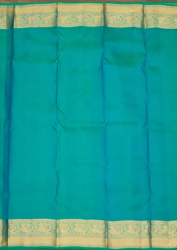 Sea_Green_Zariwork_Gold_Silk_Silk_Saree