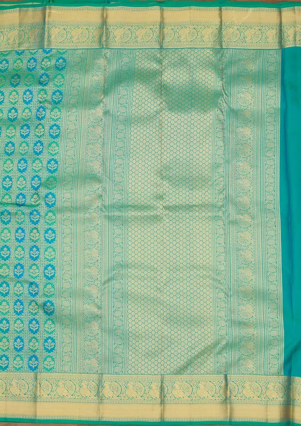 Sea_Green_Zariwork_Gold_Silk_Silk_Saree