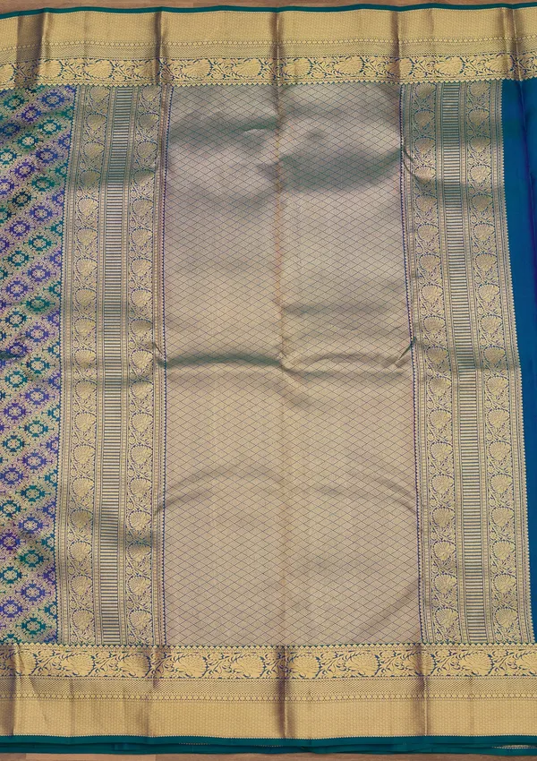 Sky_Blue_Zariwork_Gold_Silk_Silk_Saree