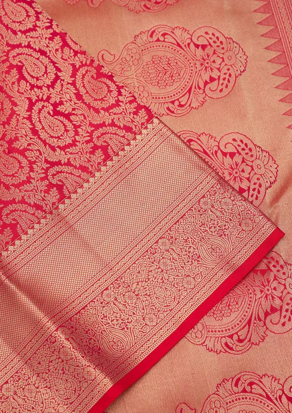 Rani_Pink_Zariwork_Gold_Silk_Silk_Saree