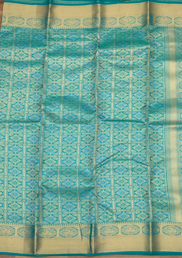 Royal_Blue_Zariwork_Gold_Silk_Silk_Saree