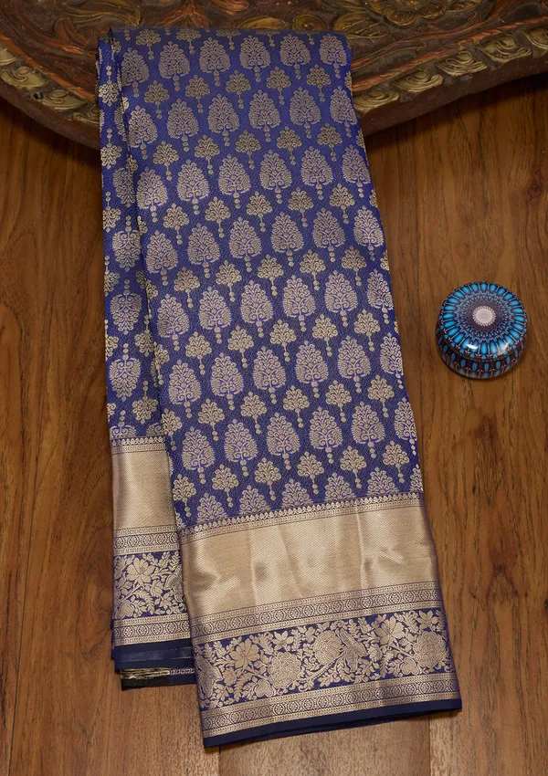 Royal_Blue_Zariwork_Gold_Silk_Silk_Saree