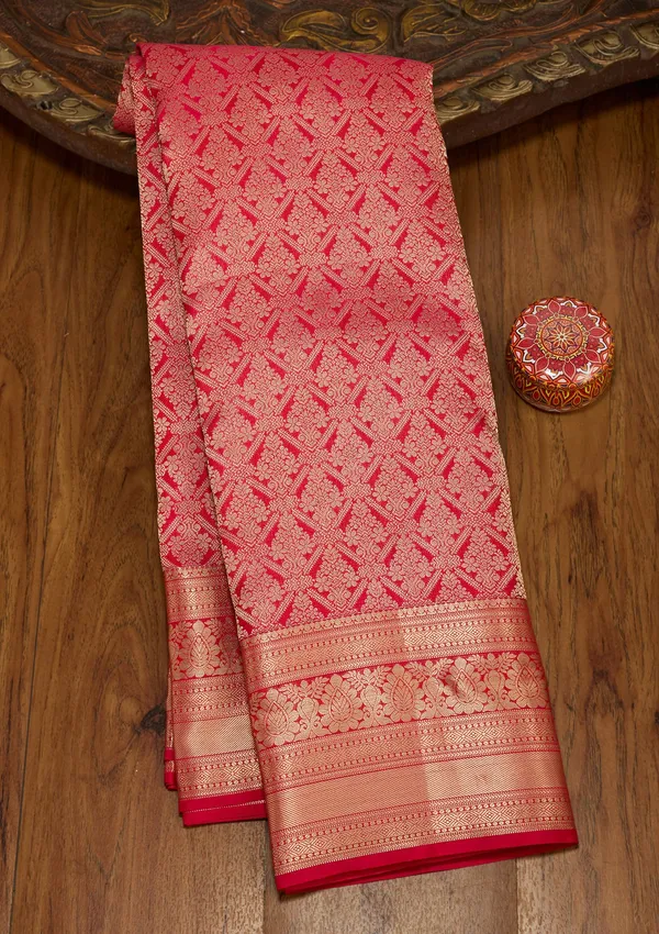 Rani_Pink_Zariwork_Gold_Silk_Silk_Saree