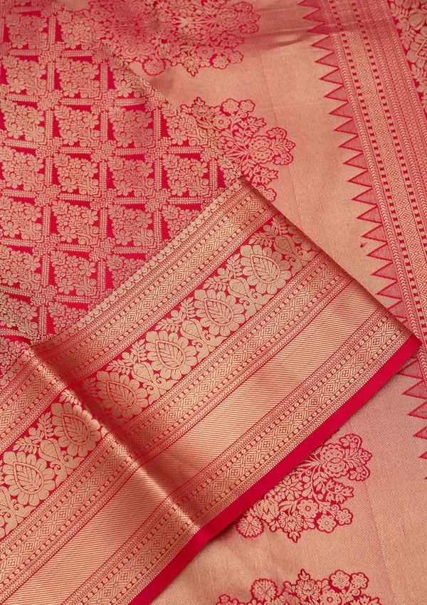 Rani_Pink_Zariwork_Gold_Silk_Silk_Saree