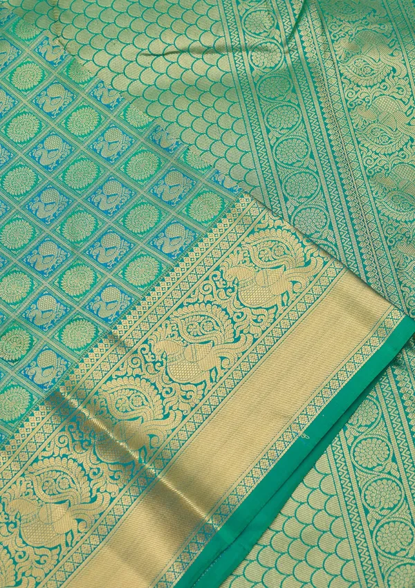 Sea_Green_Zariwork_Gold_Silk_Silk_Saree