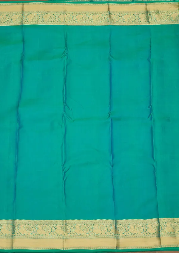 Sea_Green_Zariwork_Gold_Silk_Silk_Saree