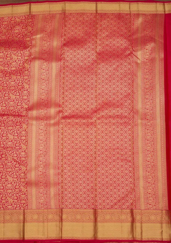 Rani_Pink_Zariwork_Gold_Silk_Silk_Saree