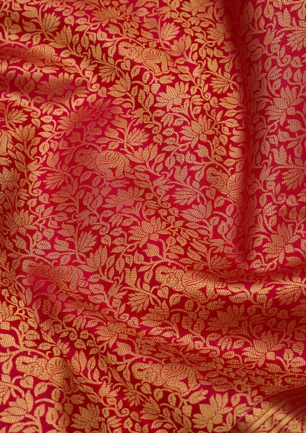 Rani_Pink_Zariwork_Gold_Silk_Silk_Saree