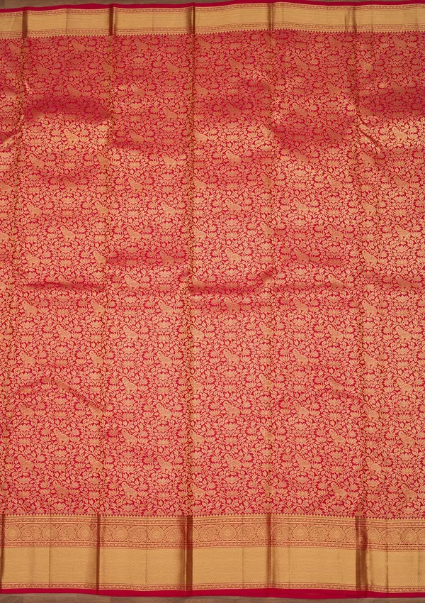 Rani_Pink_Zariwork_Gold_Silk_Silk_Saree