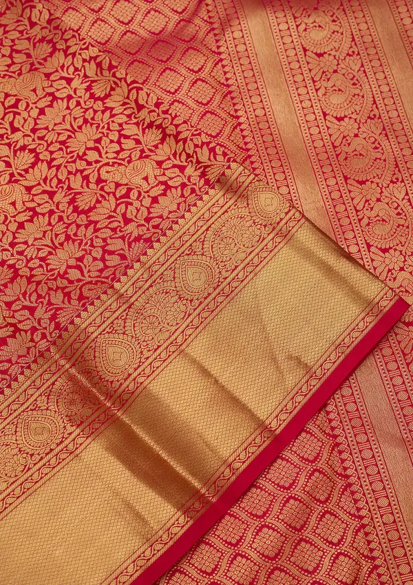 Rani_Pink_Zariwork_Gold_Silk_Silk_Saree