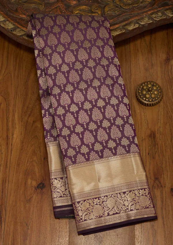 Purple_Zariwork_Gold_Silk_Silk_Saree