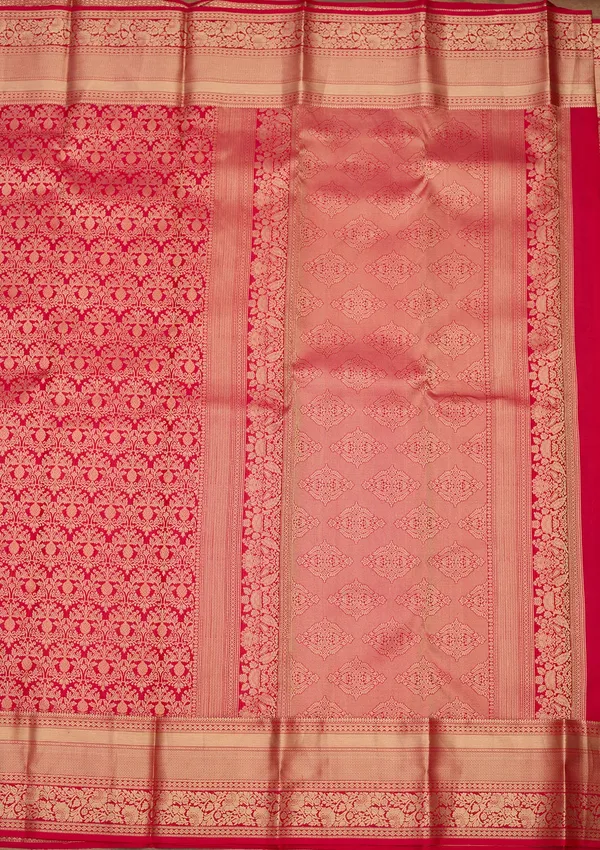 Rani_Pink_Zariwork_Gold_Silk_Silk_Saree