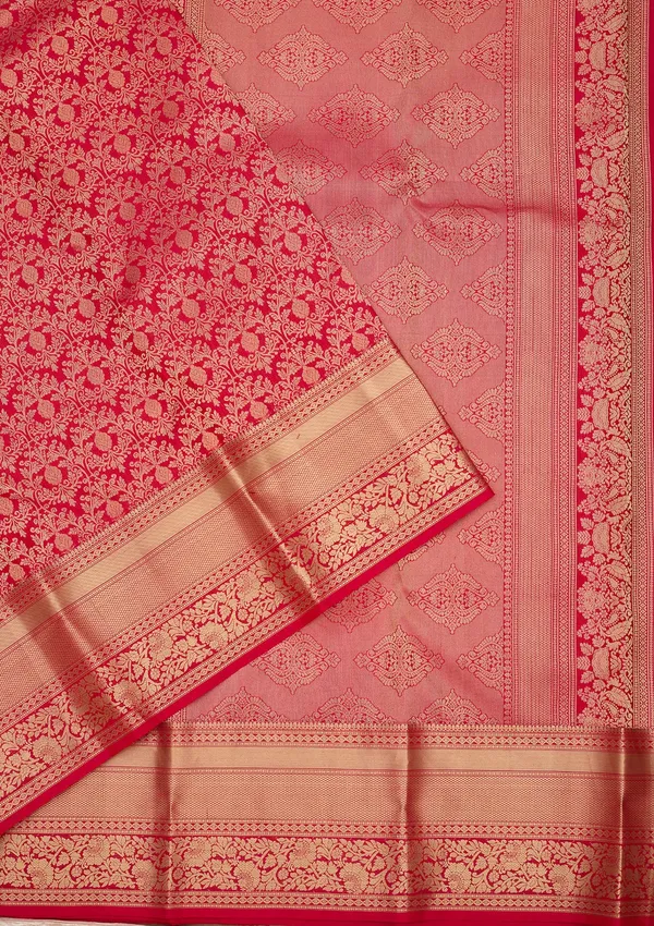 Rani_Pink_Zariwork_Gold_Silk_Silk_Saree