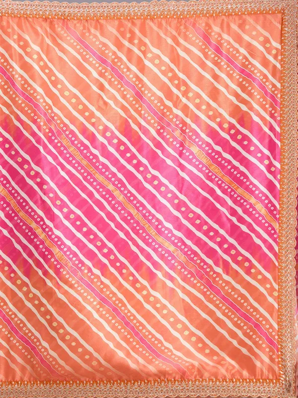 Orange_Sequins_Soft_Raw_Silk_Readymade_Salwar_Suit