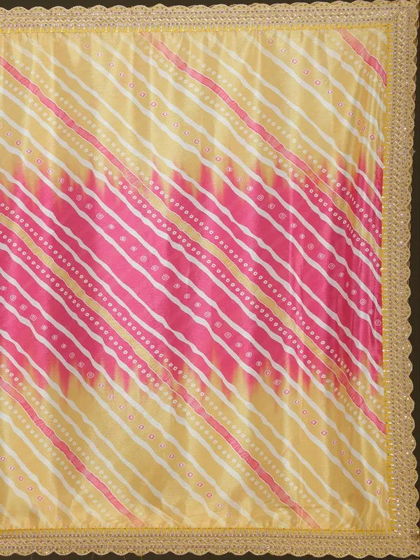Yellow_Sequins_Soft_Raw_Silk_Readymade_Salwar_Suit