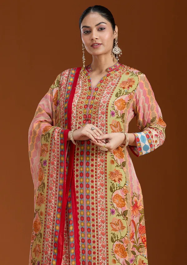 Green_Printed_Crepe_Readymade_Salwar_Suit