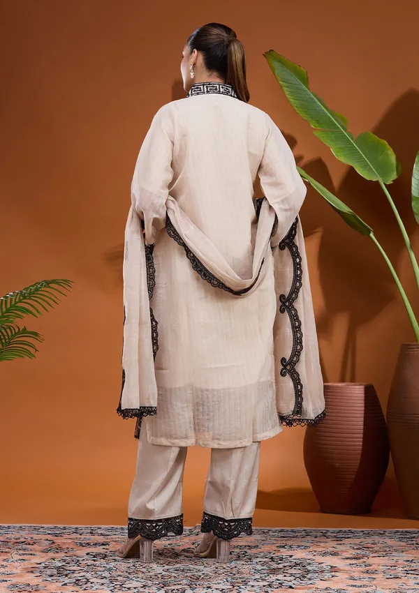 Beige_Threadwork_Tissue_Readymade_Salwar_Suit