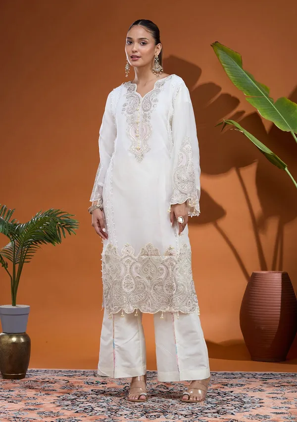 Cream_Cutdana_Tissue_Readymade_Salwar_Suit